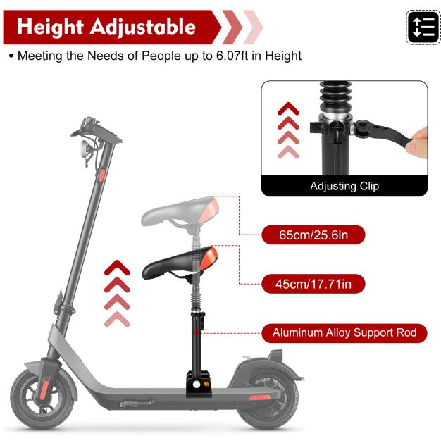 Cuscino per sella regolabile in altezza per sedile per sedia per scooter elettrico per scooter Xiaomi E-Bike