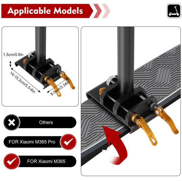 Cuscino per sella regolabile in altezza per sedile per sedia per scooter elettrico per scooter Xiaomi E-Bike