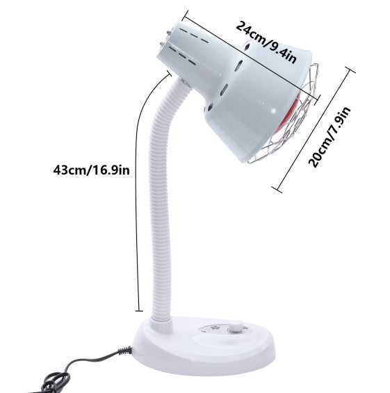 275 W Lampada a Infrarossi a Luce Rossa per Terapia della Luce Rossa 220 V per Alleviare il Dolore Muscolare