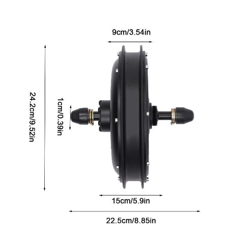 36 V, 500 W, Motore di conversion per bicicletta elettrica,  bicicletta elettrica, impermeabile