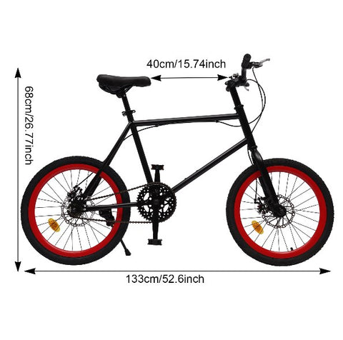 Bicicletta per bambini da 20 pollici, unisex, per 130-155 cm, di ventilazione, porta bevande