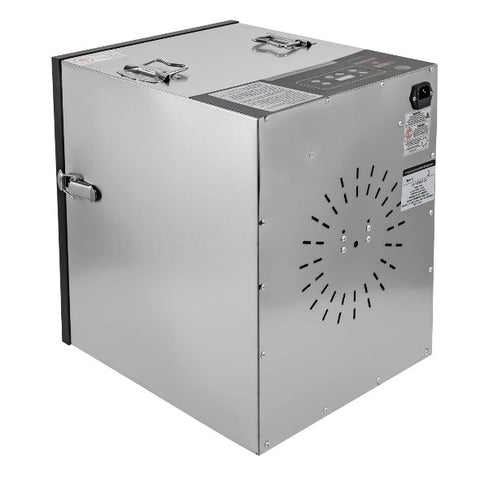 Disidratatore alimentare , 800 W, in Acciaio inox, per alimenti, verdure, carne, frutta (12 scomparti)