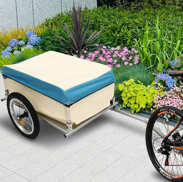 Bicycle Trailer Rimorchio  Multiple Utility Cargo Rimorchio per carico 50 kg