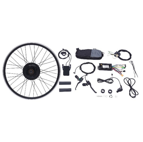 Kit di conversion da 24 pollici Ebike 36 V 500 W bicicletta elettrica per mountain bike da 24 a 27 pollici, City bike