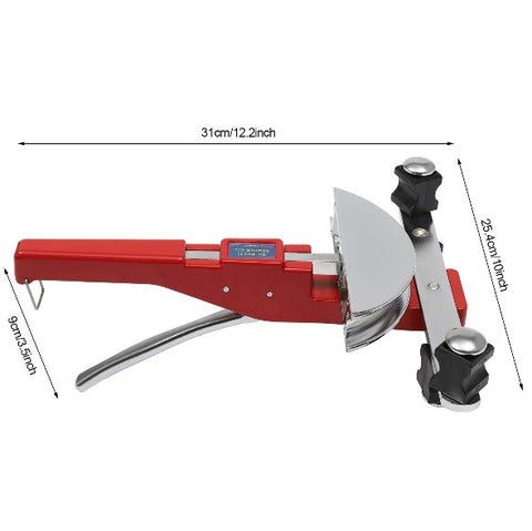 Curvatubi con una sola mano, set di piegatubi manual CT-999F, colore rosso