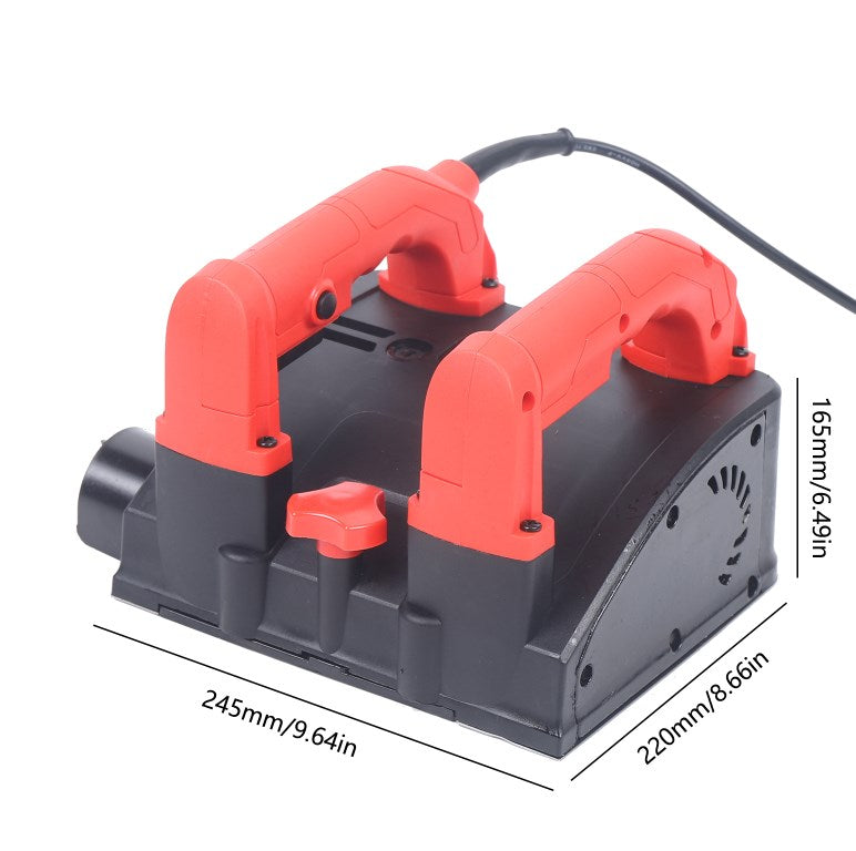 1200W smerigliatrice per intonaco fresatrice per pareti  3000 giri/min, regolazione dell'altezza: 1-4 mm