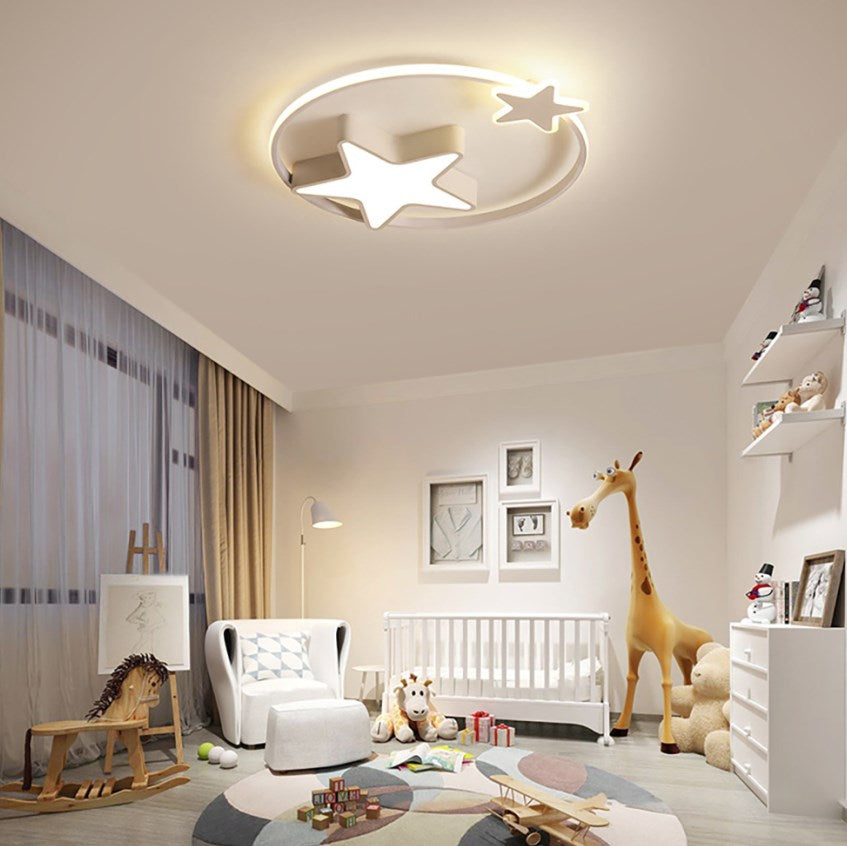 Lampada da soffitto a LED Stellata Cielo, a Forma di Stella con Telecomando per Soggiorno, Camera da Letto dei Bambini