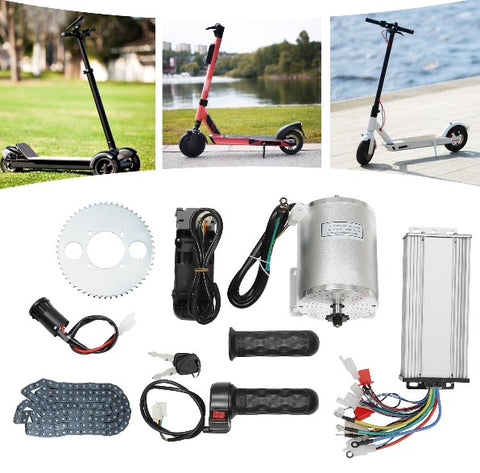 48 – 72 V, motore elettrico senza spazzole, 3000 W, kit di controllo di conversione Fit Go Kart Scooter per moto elettriche e bici da spiaggia