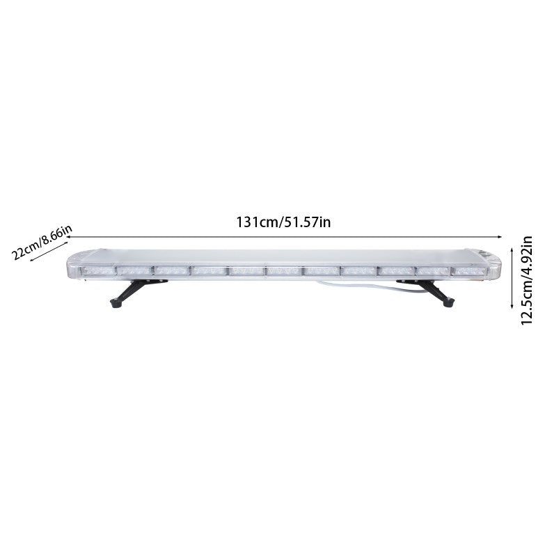 CNCEST 51" 96 LED barra luminosa di avvertimento, tetto di emergenza lampeggiante, luce di lavoro stroboscopica