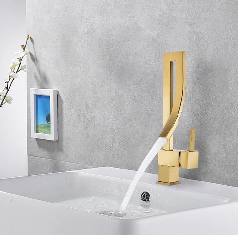 Miscelatore monocomando per bagno, girevole a 360°,  acqua fredda e calda, disponibile per bagno, cucina, giardino