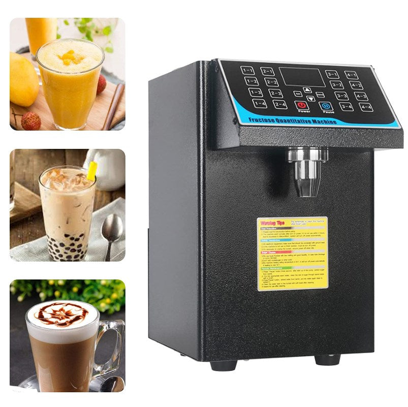 Distributore Automatico di Sciroppo di Fruttosio da 7,5 litri Bubble Tea fruttosio Macchina quantitativa 220V