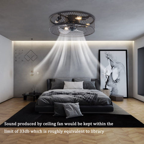 Ventilatore da soffitto da 45 cm con illuminazione