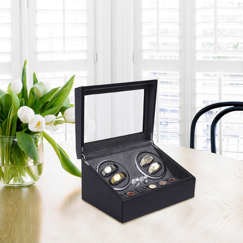 4 + 6 Orologio automatico Winder Watch Box Watch Box Watchwinder Box