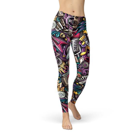 Womens Grunge Rock n Roll Leggings – DezyMart™