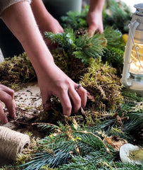 Featherstone's Zero waste Christmas wreath making kit available to buy at Local Zero