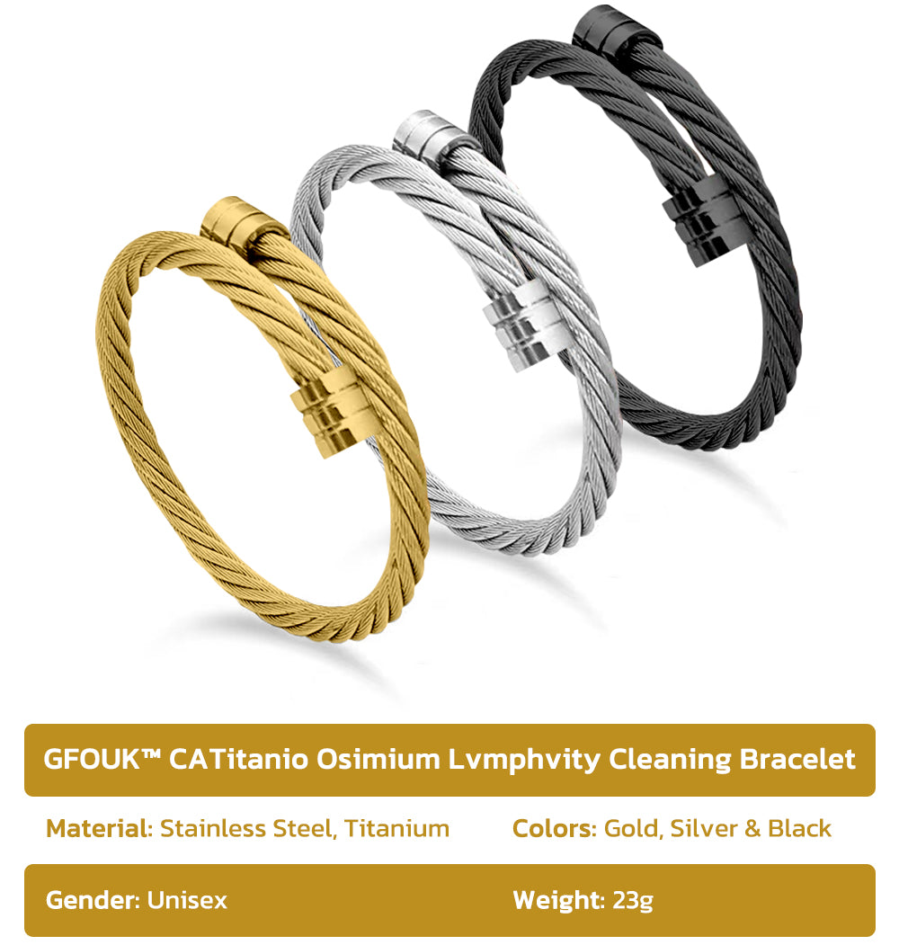 GFOUK™ CATitanio Osimium Lvmphvity Cleaning Bracelet