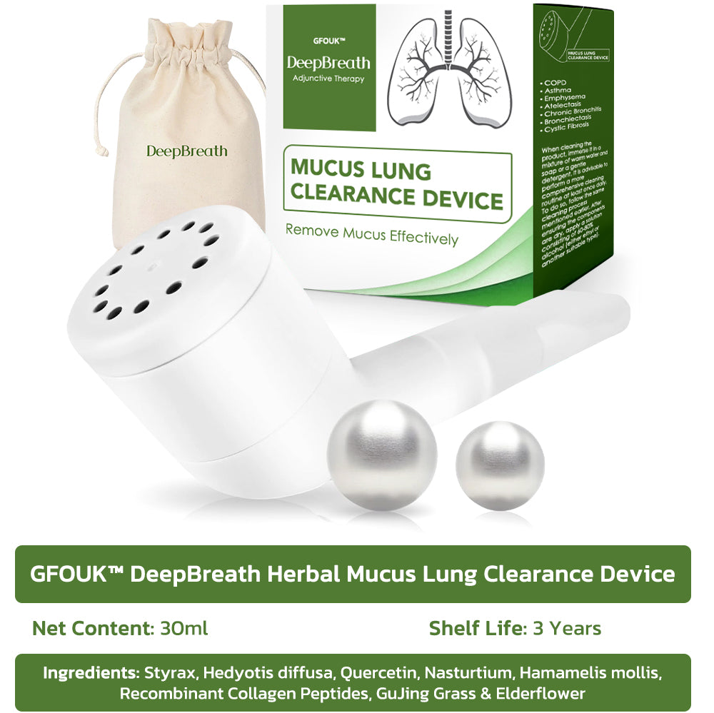 Mucus/Airway Clearance Device for Asthma COPD Cystic Fibrosis & Lung  Therapy