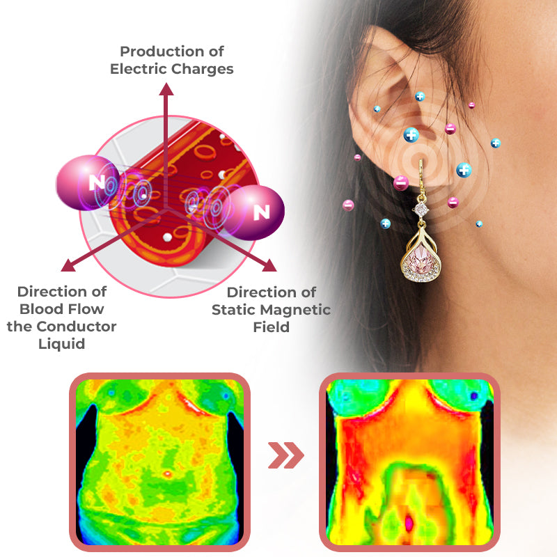 flysmus™ LymphFlow Magnetogen Earrings