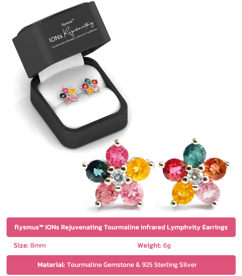 CC™ IONs Rejuvenating Tourmaline Infrared Lymphvity Earrings