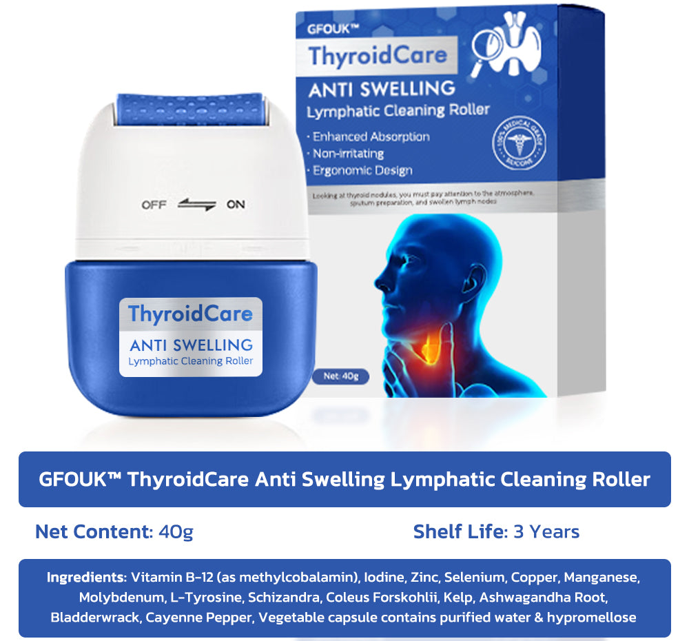 GFOUK™ ThyroidCare Anti-Schwellung Lymphatische Reinigungsrolle