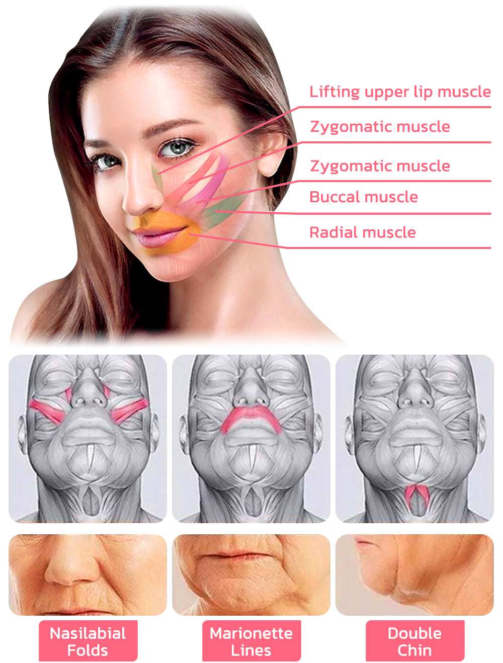 flysmus™ V Gesichtsabsaugung Beauty Trainer