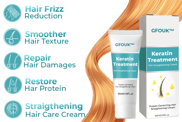 GFOUK™ Keratin Treatment Hair Straightening Cream