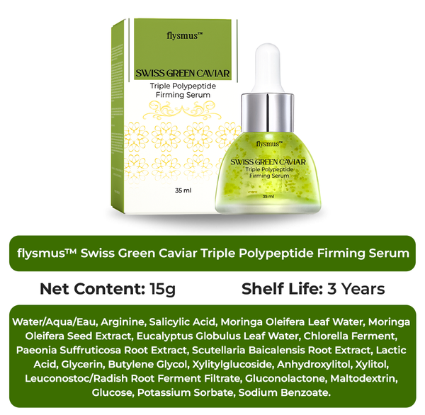 flysmus™ Swiss Green Caviar Triple Polypeptide Firming Serum