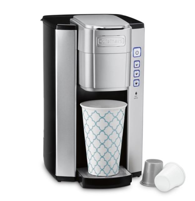 Cuisinart Coffee Center 12 Cup Coffeemaker and Single-Serve Brewer, Silver