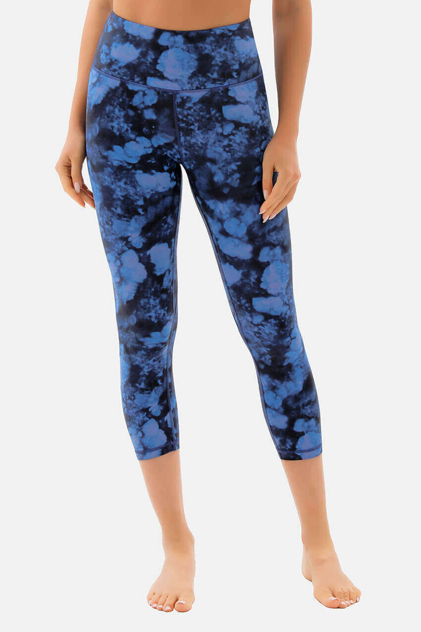 Yogassion Capri Leggings for Women with Pockets, High Waisted Workout ...