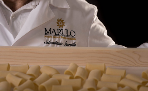 Marulo Artisan Pasta Spaguetti Bucatini Penne PAsta Calamata Bronze Cut importa pasta from italy casarecce pasta