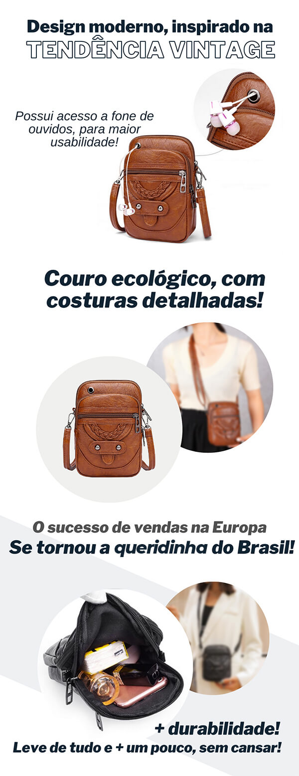 bolsa de ombro riviera benefícios