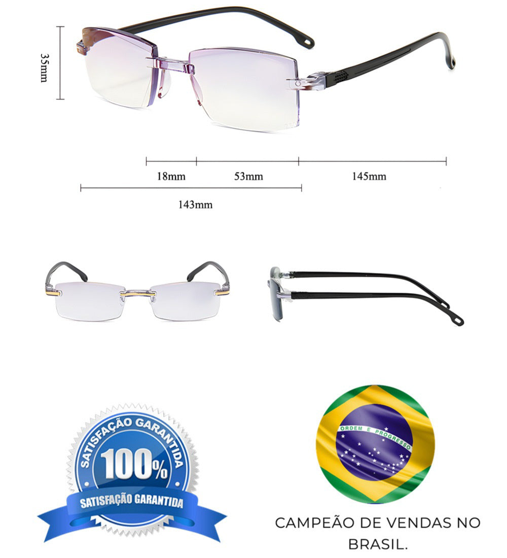 Especificações Óculos Titanium Inteligente TR90 - Compre 1 Leve 4