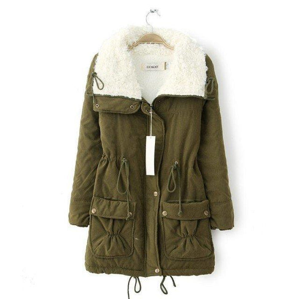 Parka Peluciada Feminina - FrostyChic