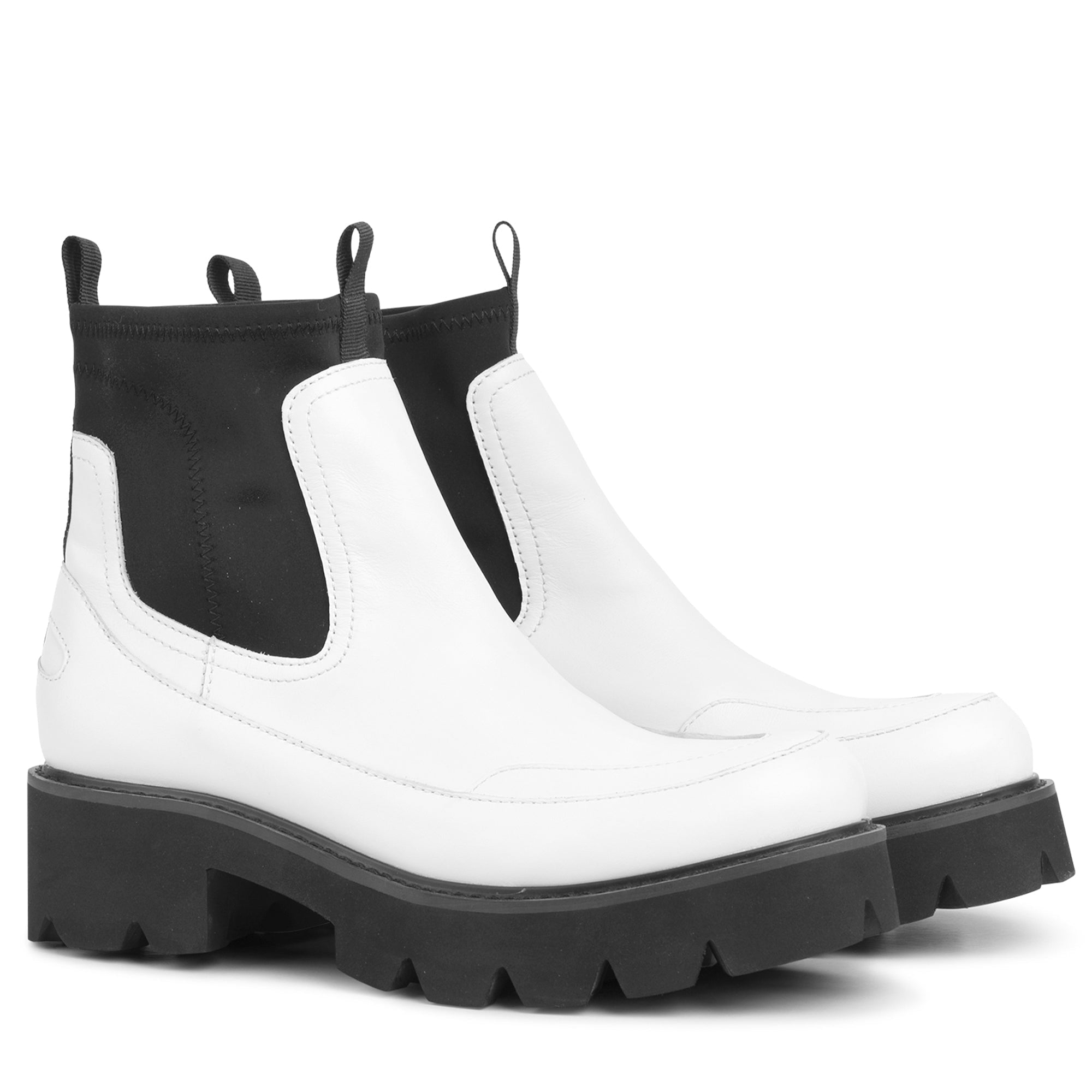 Chelsea boot laars MILEY6001 - 124 White Sugar | White Sugar