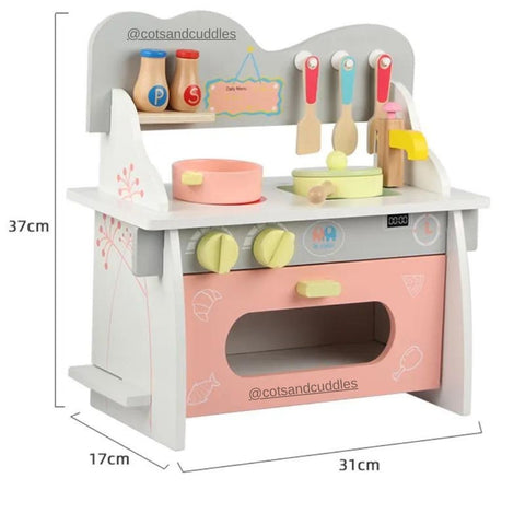 wooden kitchen set