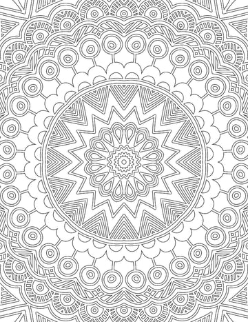 Colouring Books for Adults Online  refreshing mandala colouring book for  adults book 1