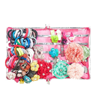 Hair Accessories Organizer Sturdy Compact Invisible Button Closure