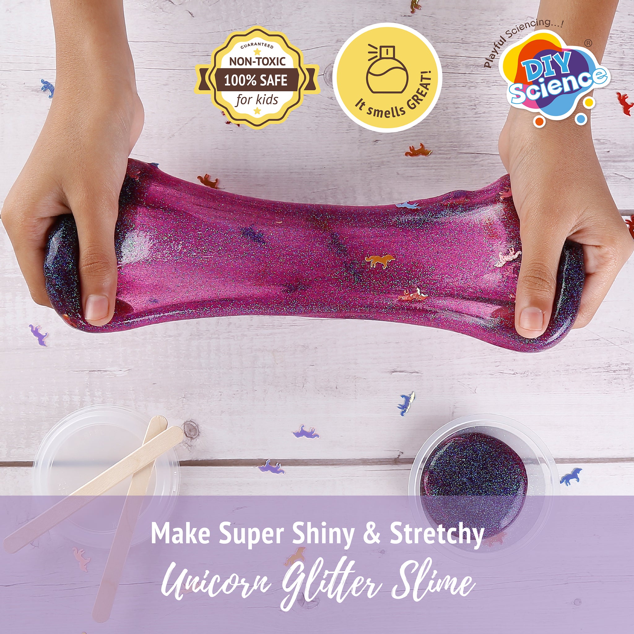 Unicorn Glitter Slime