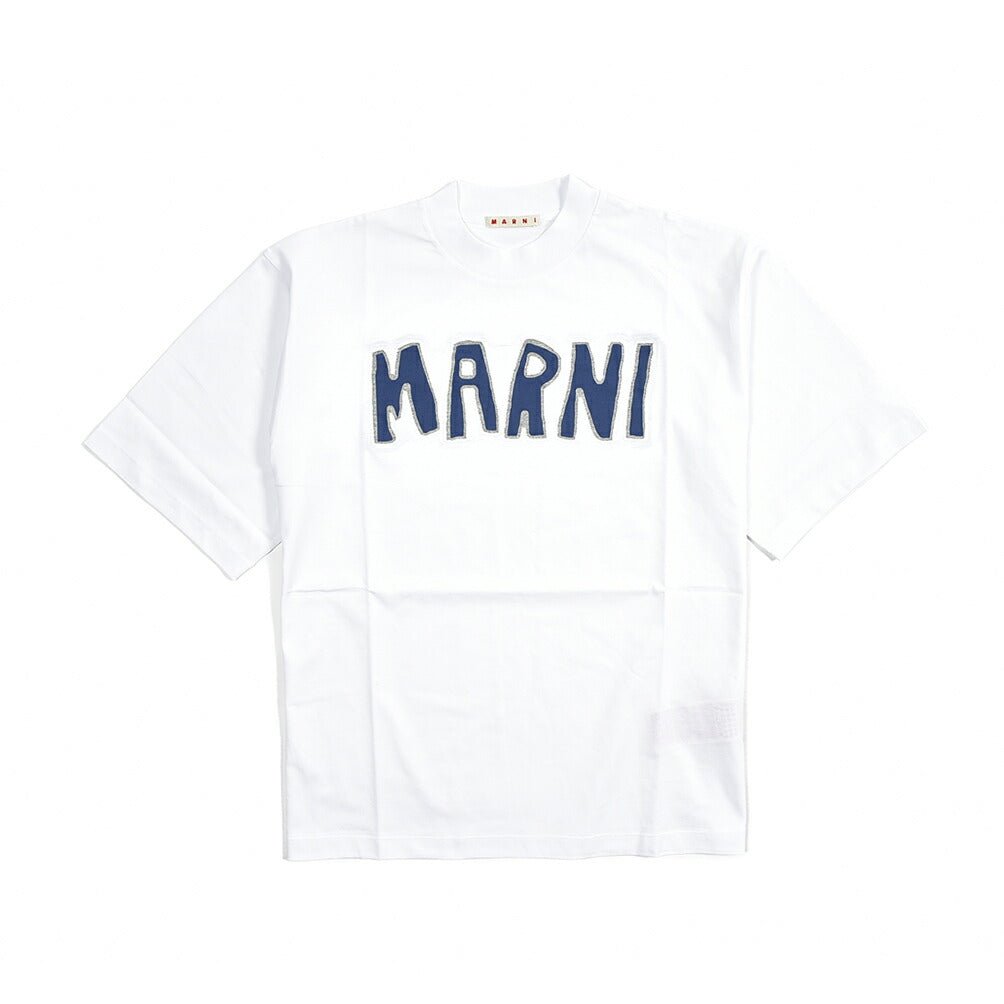 新品 MARNI マルニ Tシャツ ロゴ 50 ホワイト 超特価激安 perpignan