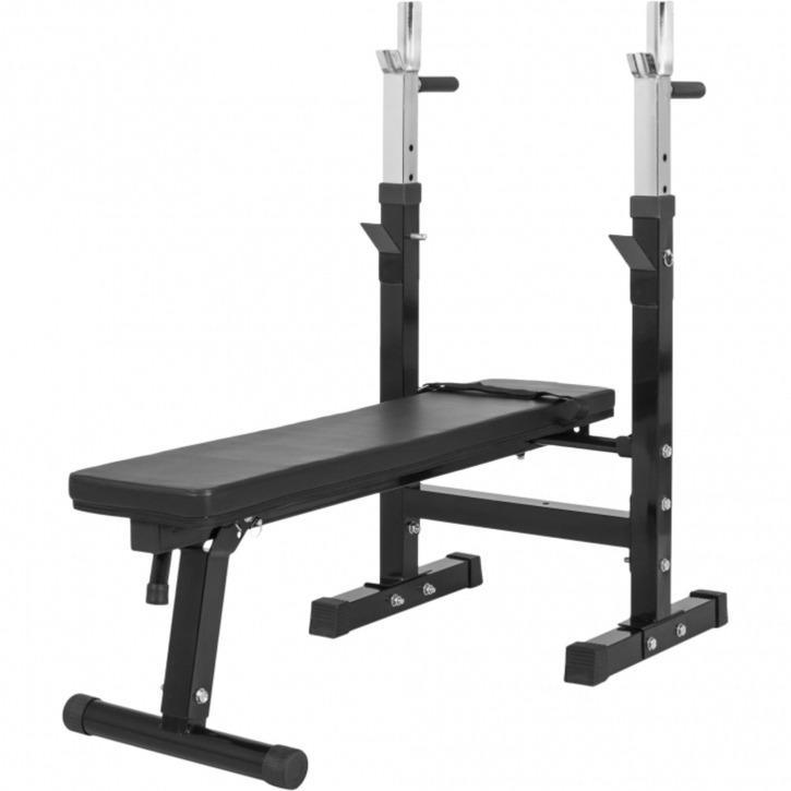 Weight Bench with Adjustable Barbell Rack - Gorilla Sports South Africa product image