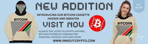 Bitcoin Cassette Sweatshirt and HoodieBanner
