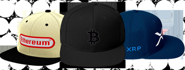Bitcoin Xrp Cardano Hats Available at Innoutcrypto.com The Best Crypto Apparel Store