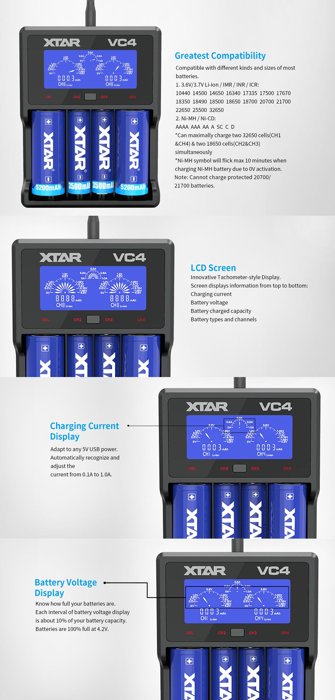 xtar-vc4-lcd-battery-charger-4-channel-description-1