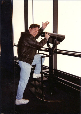 John G. at the Sears Tower on a foggy day.