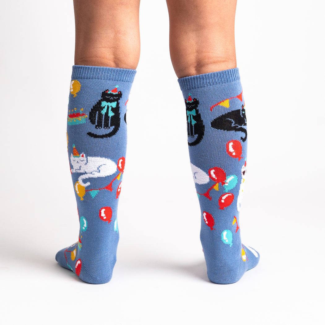 A Purr-Fect Day Kids Knee High Socks