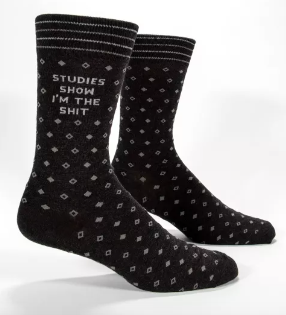 Studies Show I'm the Shit Men's Crew Socks