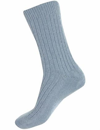 Luxury Alpaca Blend Socks in Silver Blue - Aussie Made