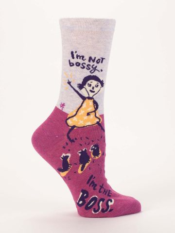 I'm Not Bossy Women's Crew Sock