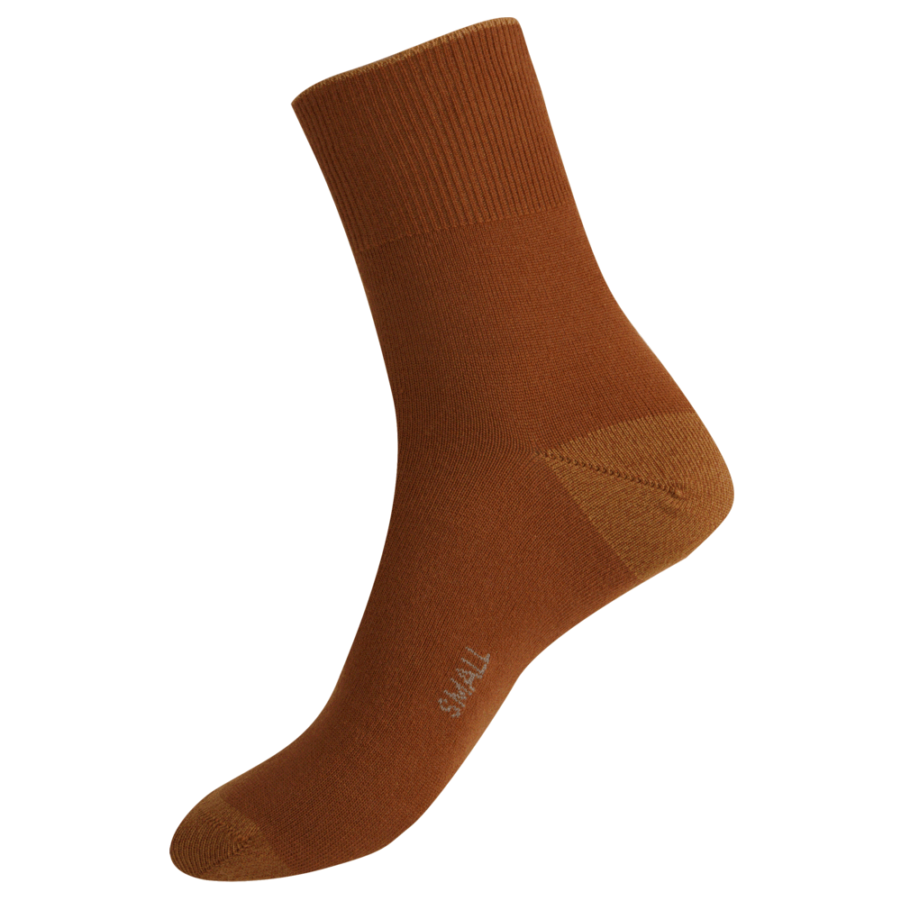 Soft Merino Short Leg Socks in Terracotta - Aussie Made