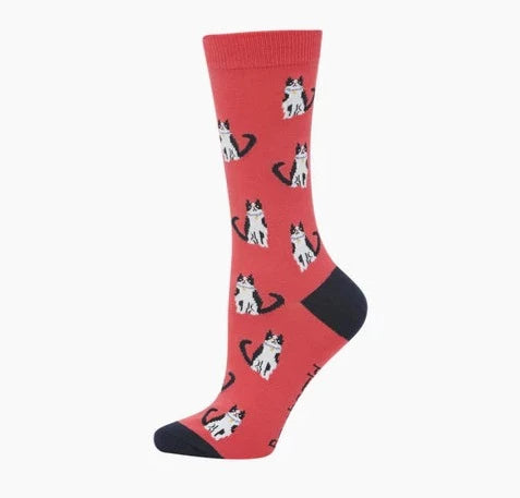 Cat Lady Women's Bamboo Crew Socks